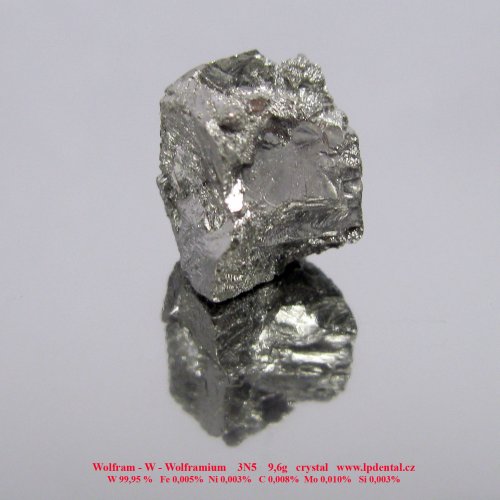 Tungsten crystalline fragment