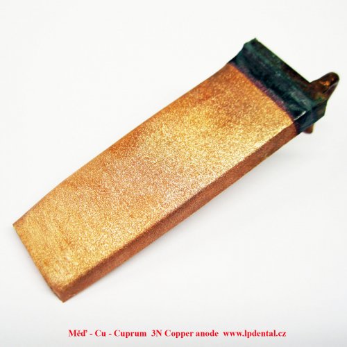 Měď - Cu - Cuprum  3N Copper anode.jpg