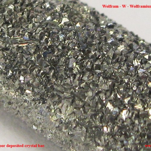 Wolfram - W - Wolframium   68,6g   3N   Tungsten vapor deposited crystal bar.  7.jpg