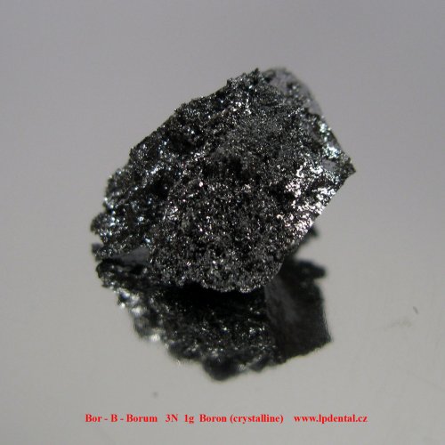 Bor - B - Borum   3N  1g  Boron (crystalline)3.jpg