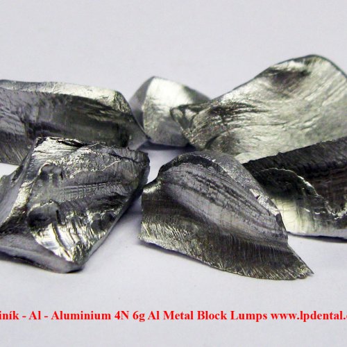 Hliník - Al - Aluminium 4N 6g Al Metal Block Lumps 4.jpg