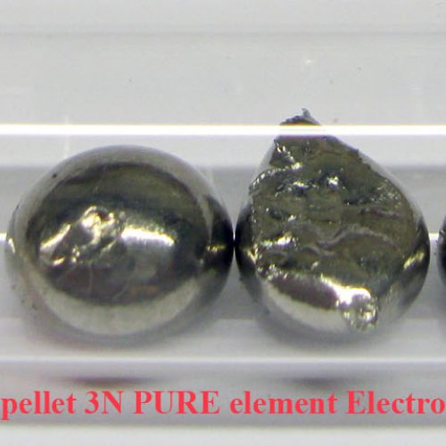 Zirkonium - Zr - Zirconium metal pellet 3N PURE element Electron Beam Melted 1.jpg