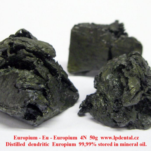 Distilled dendritic Europium 4N stored in mineral oil.png