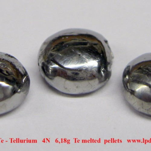 Tellur - Te - Tellurium 4N 6,18g Te melted pellets 1.png