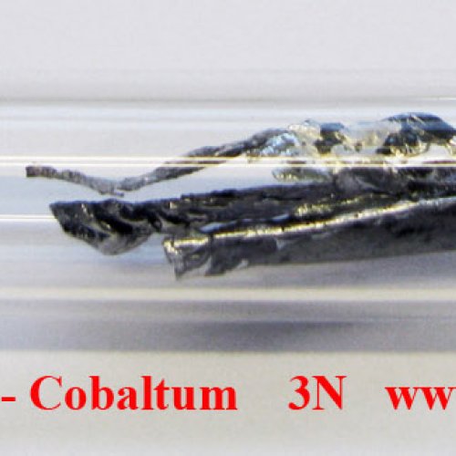 Kobalt - Co - Cobaltum melted by electromagnetic induction.