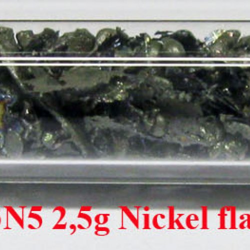 Nikl - Ni - Niccolum 3N5 2,5g Nickel flakes..jpg