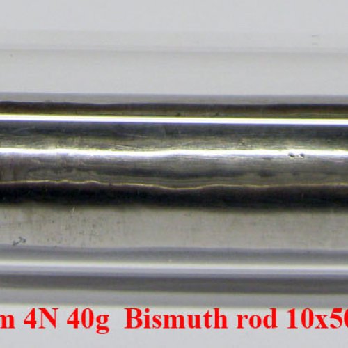 Bismut - Bi - Bismuthum 4N 40g  Bismuth rod 10x50mm.jpg