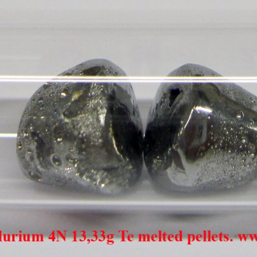Tellur - Te - Tellurium 4N 13,33g Te melted pellets..jpg