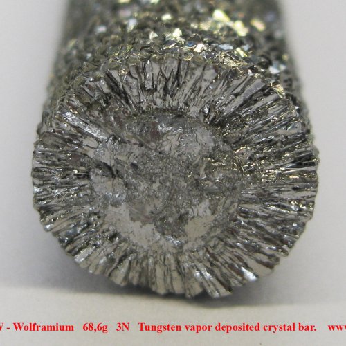 Wolfram - W - Wolframium   68,6g   3N   Tungsten vapor deposited crystal bar.  8.jpg