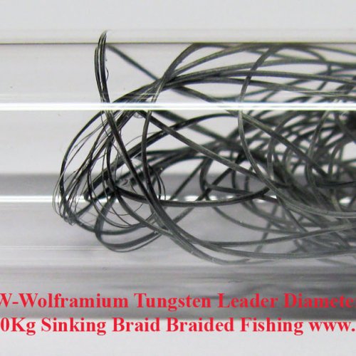 Wolfram-W-Wolframium Tungsten Leader Diameter 0,15mm. Tungsten 10Kg Sinking Braid Braided Fishing.jp