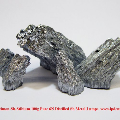 Antimon-Sb-Stibium 100g Pure 6N Distilled Sb Metal Lumps  2.jpg