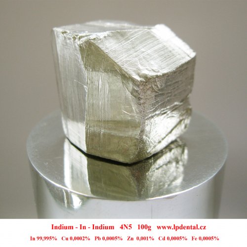 Indium - In - Indium  ingot