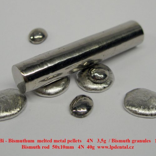 Bismut - Bi - Bismuthum  melted metal pellets- granules-rod.jpg