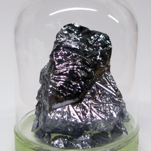 Křemík - Si - Silicium 4N 60g Polycrystalline piece of Silicon, crystalline surface 4.jpg