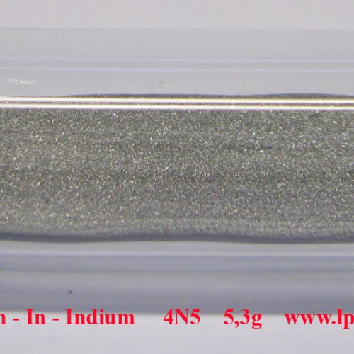 Indium In - Indium - Sample-sand blasted surface.
