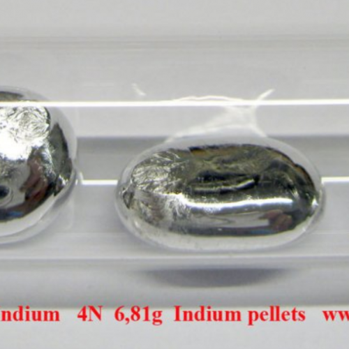 Indium - In - Indium 4N 6,81g Indium pellets.png