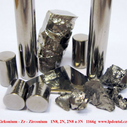 Zirkonium - Zr - Zirconium Crystalline bars of iodide zirconium. Metal machined pieces. Sponge. Shee