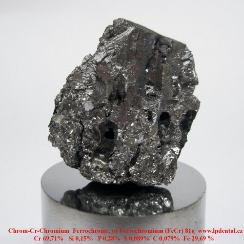 Chrom-Cr-Chromium  Ferrochrome, or Ferrochromium (FeCr) 81g 2.jpg