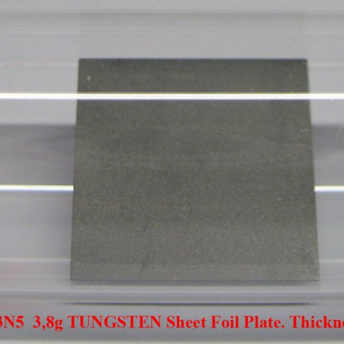 Wolfram-W-Wolframium 3N5  3,8g TUNGSTEN Sheet Foil Plate. Thickness 0,5mm.jpg