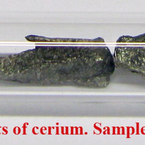 Cer - Ce - Cerium 2N 1g Metal fragments of cerium. Sample with oxide-free surface..jpg