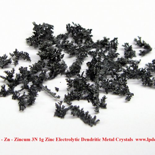 Zinek - Zn - Zincum 3N 1g Zinc Electrolytic Dendritic Metal Crystals  1.jpg
