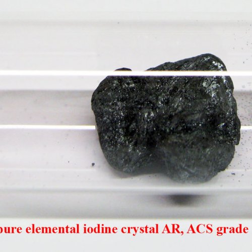 Jod - I - Iodum  2N5 pure elemental iodine crystal AR, ACS grade 15g..jpg