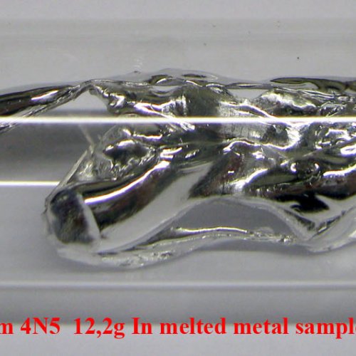 Indium - In - Indium 4N5  12,2g In melted metal sample. 3.jpg