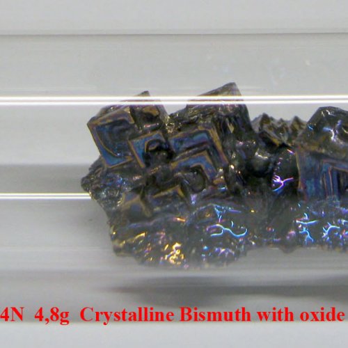 Bismut - Bi - Bismuthum  4N  4,8g  Crystalline Bismuth with oxide surface..jpg