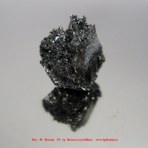 Bor - B - Borum   3N  1g  Boron (crystalline)4.jpg
