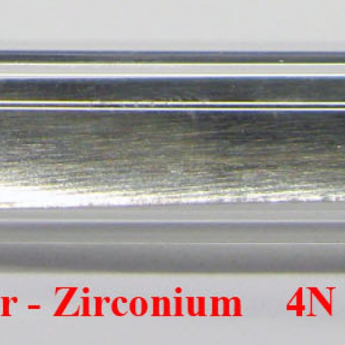 Zirkonium - Zr - Zirconium Foil Sample-glossy surface.