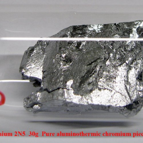 Chrom - Cr - Chromium 2N5  30g  Pure aluminothermic chromium piece.jpg