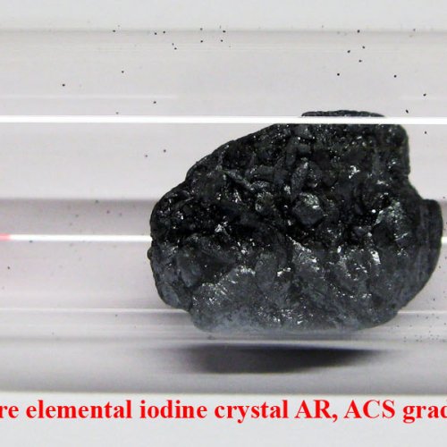 Jod - I - Iodum  2N5 pure elemental iodine crystal AR, ACS grade 10g..jpg