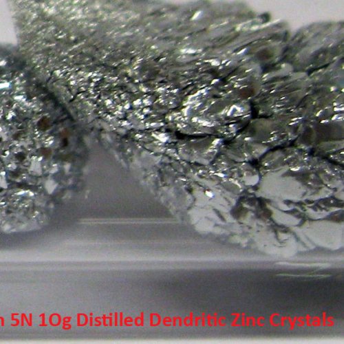 Zinek - Zn - Zincum 5N 1Og Distilled Dendritic Zinc Crystals  4.jpg