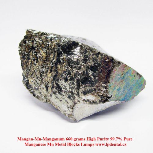 Mangan-Mn-Manganum 660 grams High Purity 99.7% Pure Manganese Mn Metal Blocks Lumps 3.jpg