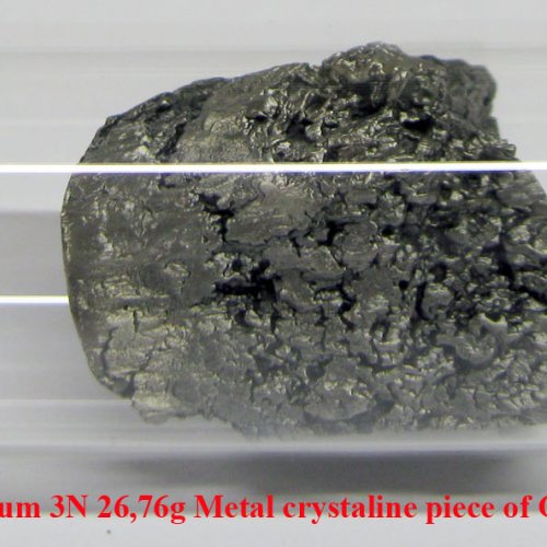 Gadolinium - Gd - Gadolinium 3N 26,76g Metal crystaline piece of Gadolinium.jpg