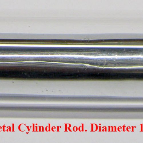 Zinek - Zn - Zincum  4N 27g  Zinc Metal Cylinder Rod. Diameter 10mm Lenght 50mm.jpg