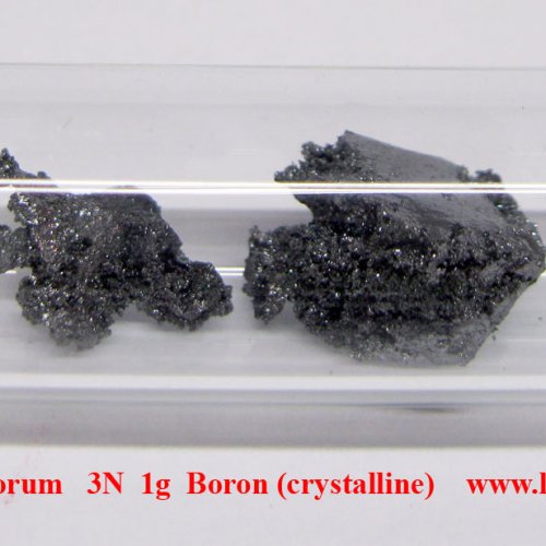 Bor - B - Borum   3N  1g  Boron (crystalline).jpg