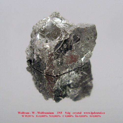 Tungsten crystalline fragment