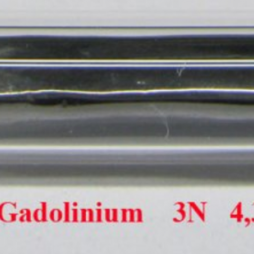 Gadolinium - Gd - Gadolinium 3N Sample-glossy surface.