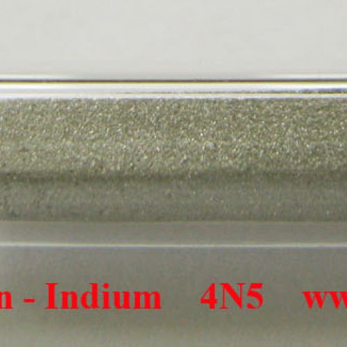 Indium - In - Indium - Sample-sand blasted surface.