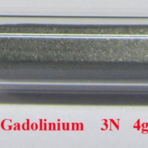 Gadolinium - Gd - Gadolinium 3N Sample-sand blasted surface.