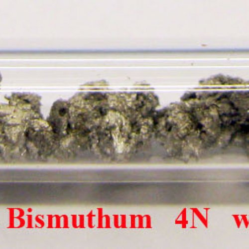 Bismut - Bi - Bismuthum  Melted sample-Metal pieces