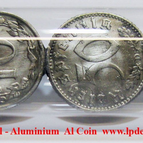 Hliník - Al - Aluminium  Al Coin.jpg