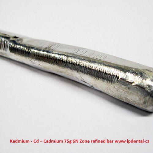 Kadmium - Cd – Cadmium 75g 6N Zone refined bar 3.jpg