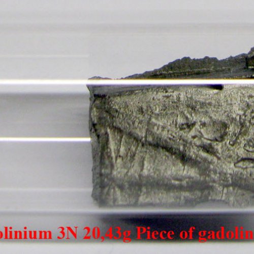 Gadolinium - Gd - Gadolinium 3N 20,43g Piece of gadolinium.jpg