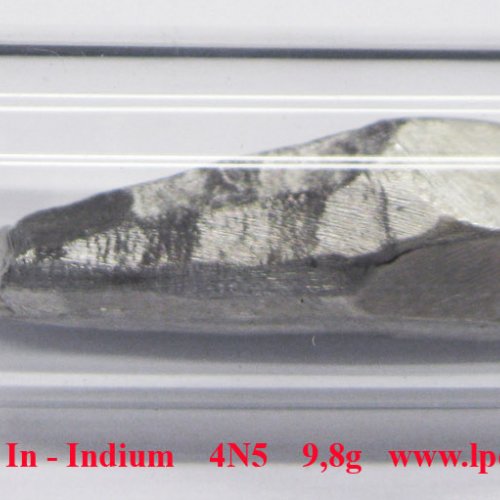 Indium In - Indium - metal machined piece