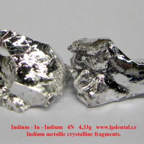 Indium - In - Indium 4N 4,33g Indium metallic crystalline fragments. 1.png
