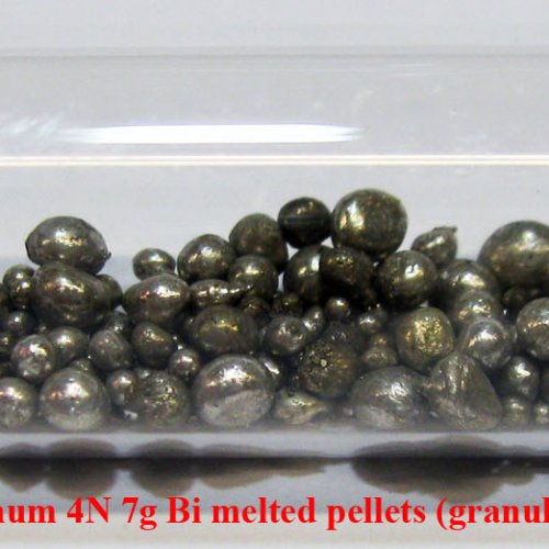 Bismut - Bi - Bismuthum 4N 7g Bi melted pellets (granules). 1.jpg