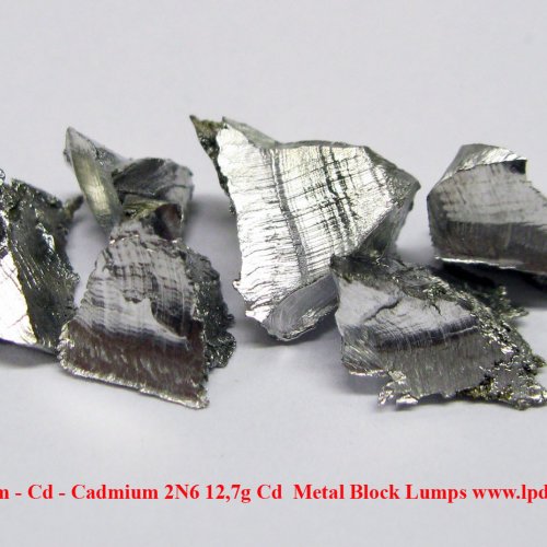 Kadmium - Cd - Cadmium 2N6 12,7g Cd  Metal Block Lumps 1.jpg