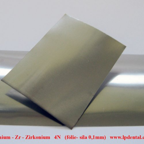 Zirkonium - Zr - Zirkonium Foil Plate